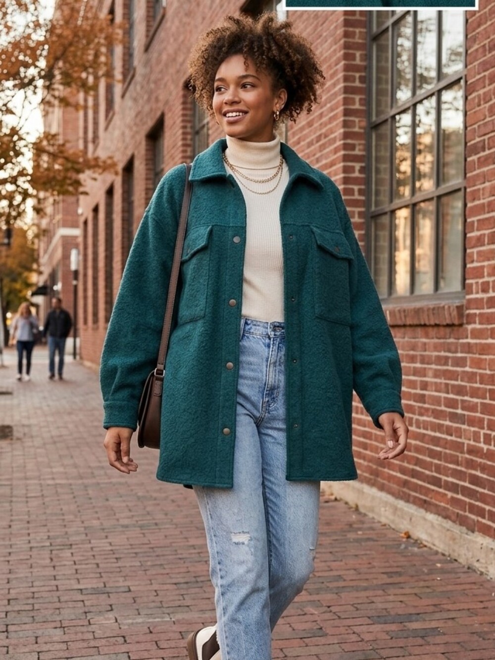 Wild-fable Women's Green Shacket Jacket Size XL